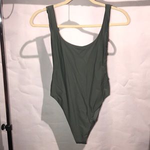 Olive green Aerie one piece